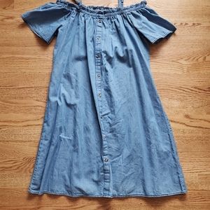 Denim A-line dress